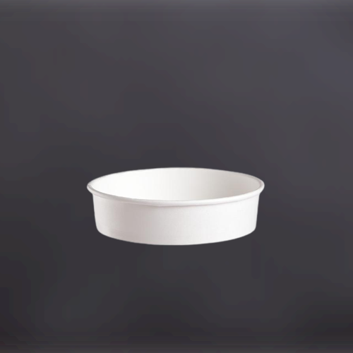 Round white Paper Bowl  24 oz 